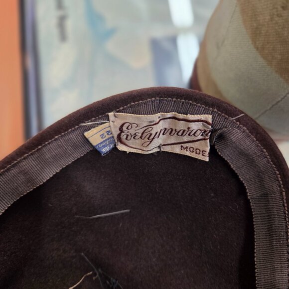 # VINTAGE Ladies Hats  Circa 1930-1950 - Picture 10 of 11